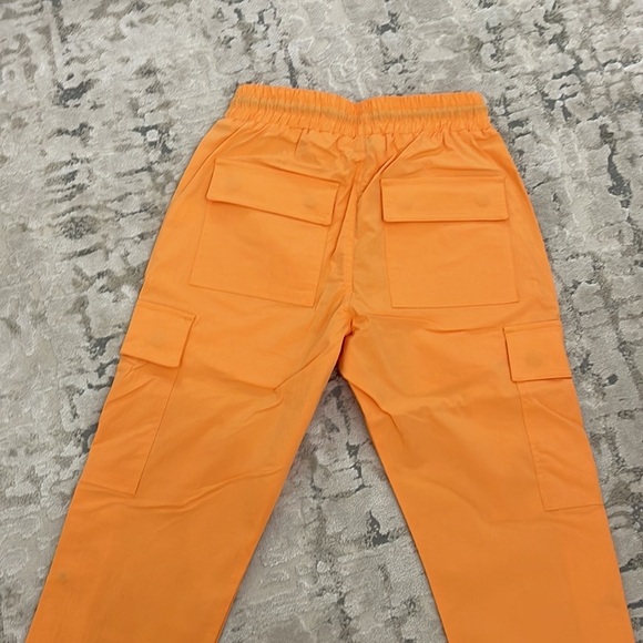Orange Cargo Pants - Picture 5 of 7